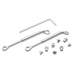 Hinge system acc. to Herbst - set with slotted screws