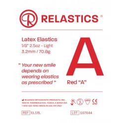 Relastics Red A 1/8"- 2.5oz