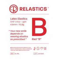 Relastics Red B 3/16"- 2.5oz