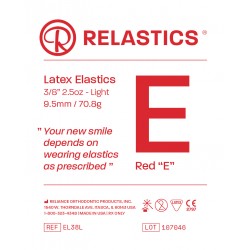 Relastics Red E 3/8"- 2.5oz