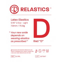Relastics Red D 5/16"- 2.5oz