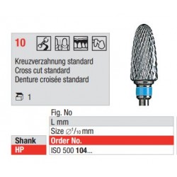 CARB  0610 Cross cut standard HP Ø023mm