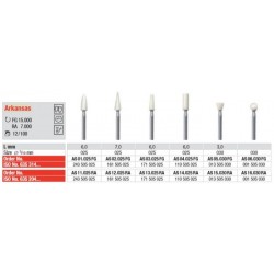 Polissoir Arkansas  AS01 FG Ø025mm (12)