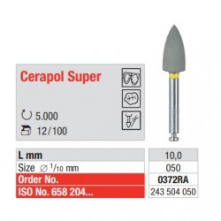 Polissoir CerapolSuper  0372 RA Ø050mm (12)